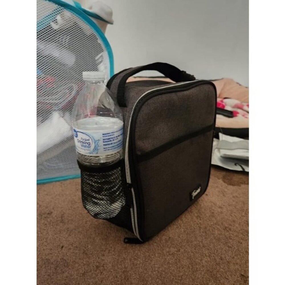 Small Insulated Lunch Bag for Men Women, Splash Proof Mini Portable Reusable